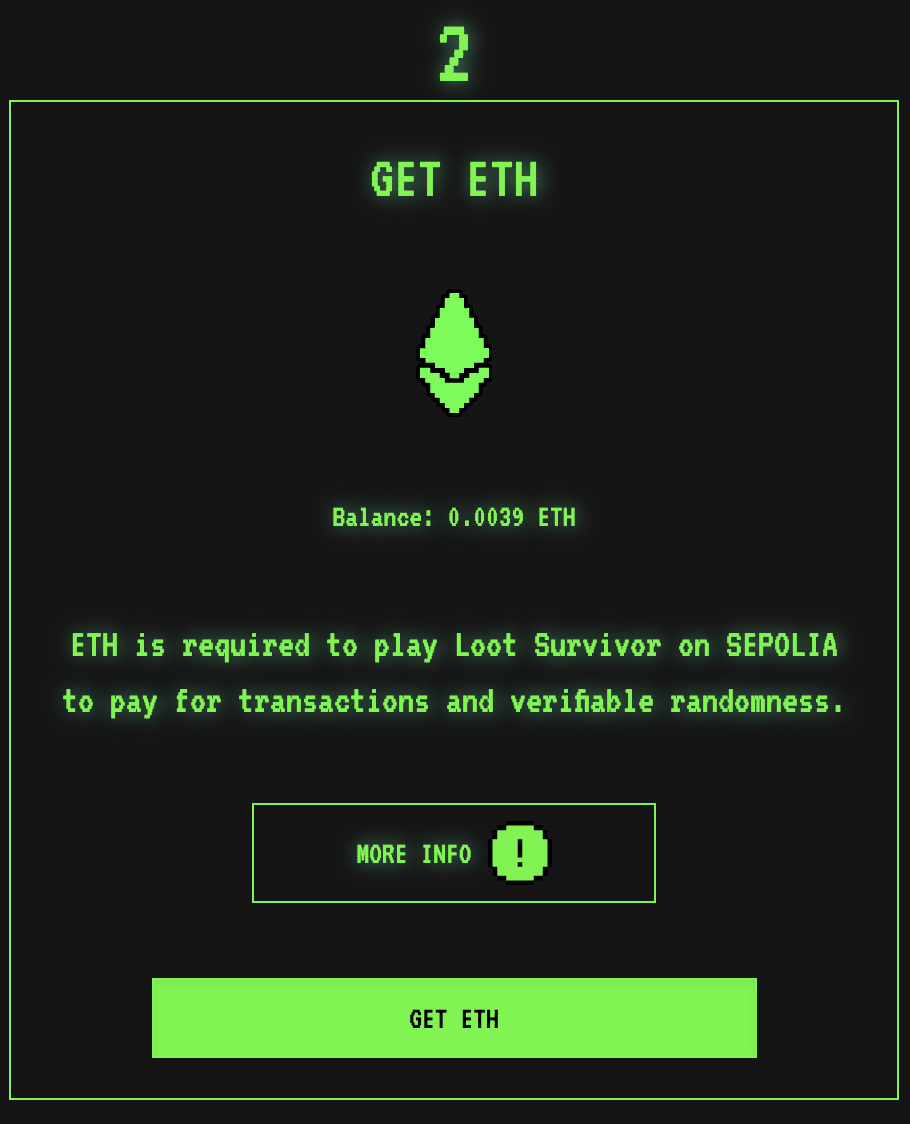 Get ETH